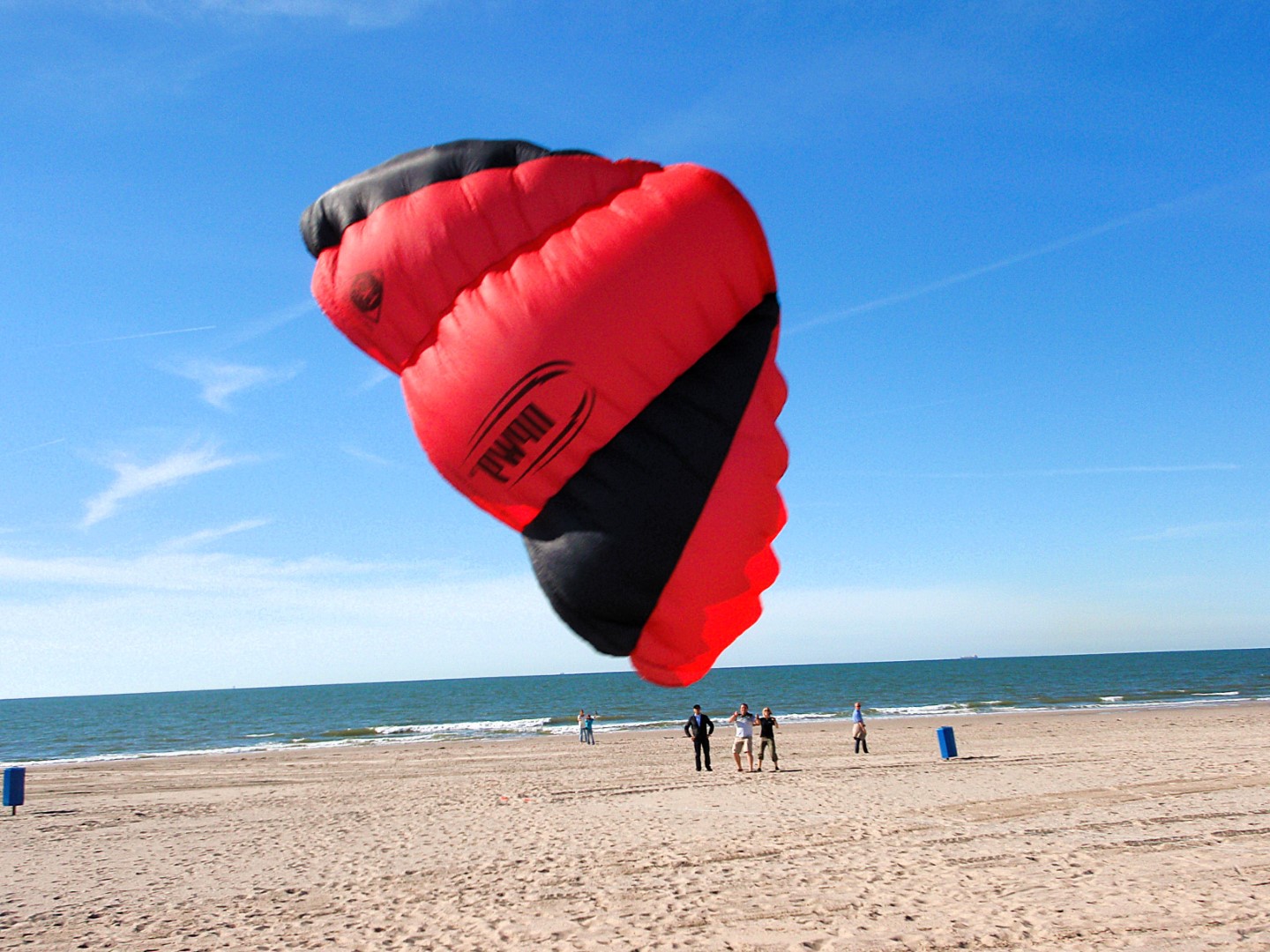 stranduitje powerkiten vliegeren